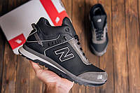 Мужские зимние ботинки New Balance Classic Black, мужские зимние кожаные ботинки, мужские ботинки на меху 41, 27