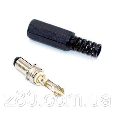 Штекер 5.5x2.1мм, корпус пластик, 9мм, фото 2