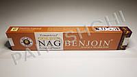 Аромапалочки, благовония Benzoin/ Бензоин (Vijayshree,Golden NAG ) Голден Наг, 15 грам (уп. - 15шт)