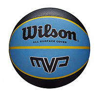 Мяч баскетбольный Wilson MVP 295 Size 7 Black/Blue (WTB9019XB07)