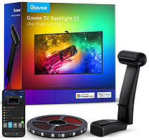 Набір адаптивного підсвічування Govee H605C Envisual TV Backlight T2 with Dual Cameras 55-65', RGBIC, WI-FI/Bluetooth, чорний