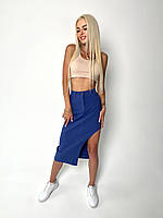 Юбка с фигурным разрезом "West"