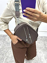 Жіноча сумочка з блискавками "Look", фото 2
