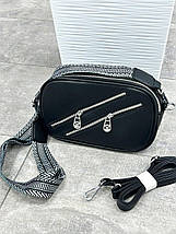 Жіноча сумочка з блискавками "Look", фото 2