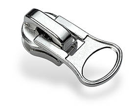 Бігунок для спіральної блискавки No5 Зворотний N51T колір нікель 18951