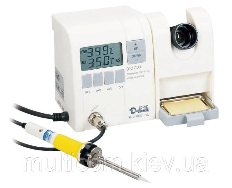 13-00-012. Паяльна станція ZD-937, з дисплеєм, 48W, 150-450°C