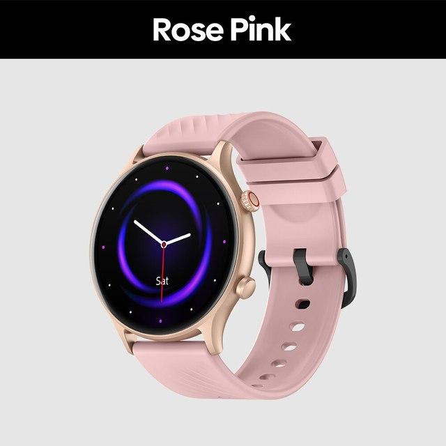 Смарт-годинник жіночий Zeblaze Btalk 2 Lite Rose (розмова, тонометр, пульсоксиметр)