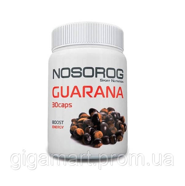 Натуральная добавка для спорта Nosorog Nutrition Guarana 30 Caps GI, код: 7808580 - фото 1 - id-p1922671940