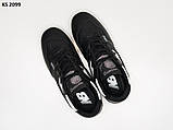 Чоловічі кросівки New Balance 550 Black/White, фото 3
