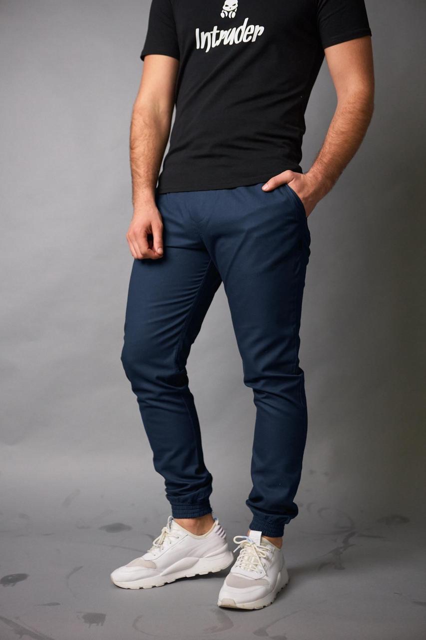 Круті зручні прогулянкові осінні штани з манжетом, Стильні повсякденні чоловічі брюки