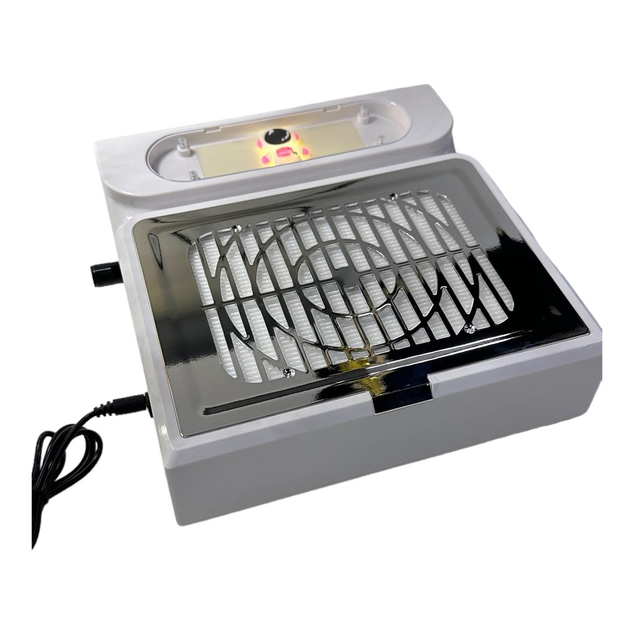 Витяжка для манікюру з підлокітником DJ-1002, 120 Вт, біла, фото 1