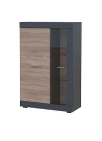 Шафа низька Дана 1 ДСП/1 скло