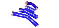 Комплект силиконовых шлангов (патрубков) с хомутами системы охлаждения ЗИЛ-433360 из 4 штук