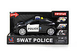 Машина поліцейська "S.W.A.T Police" 666-23, звук, світло, інерція, відкриваються двері, фото 9