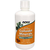 Мультиминеральный комплекс NOW Foods Colloidal Minerals Liquid 946 ml 32 servings Natural R OP, код: 7693363