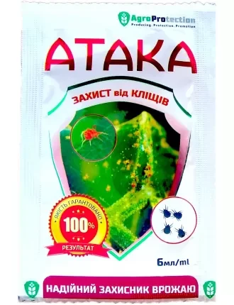 Інсекто-акарицид «Атака кліщ» 6 мл,оригінал
