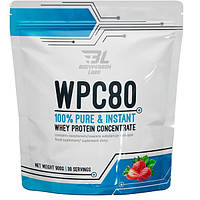 Протеин Bodyperson Labs WPC80 900 g 30 servings Strawberry OP, код: 7912232