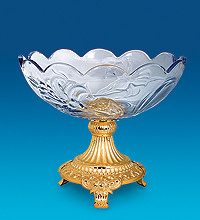 Цукерниця Сваровскі з позолотою AR-1145