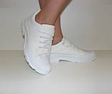 Білі кеди еко шкіра 31 33, фото 5