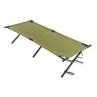 Кровать кемпинговая Ferrino Strong Cot XL Camp Bed Olive, раскладная, полевая