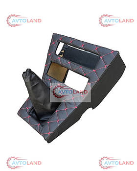 Консоль магнітоли (бророда) Заз 1103 Славута строчка червона