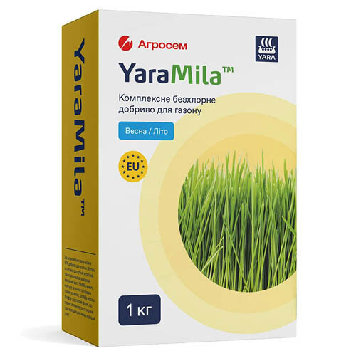 Комплексне безхлорне добриво для газону, Весна/Літо, 1кг, YaraMila, фото 1