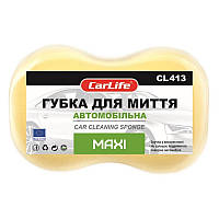 Губка CARLIFE MAXI 245x160x70mm, желтая CL-413 AM, код: 6721700