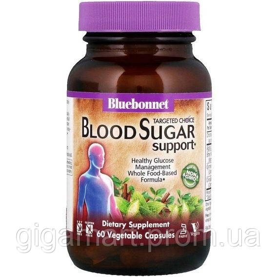 Комплекс для профилактики диабета Bluebonnet Nutrition Targeted Choice Blood Sugar Support 60 GI, код: 7682859 - фото 1 - id-p1922627609