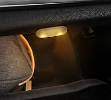 Додаткове підсвічування в салон автомобіля Baseus Capsule Car Interior Lights DGXW-01 набір 2 штуки Чорний, фото 4