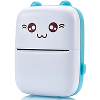 Портативный термопринтер JETIX Mini printer Blue