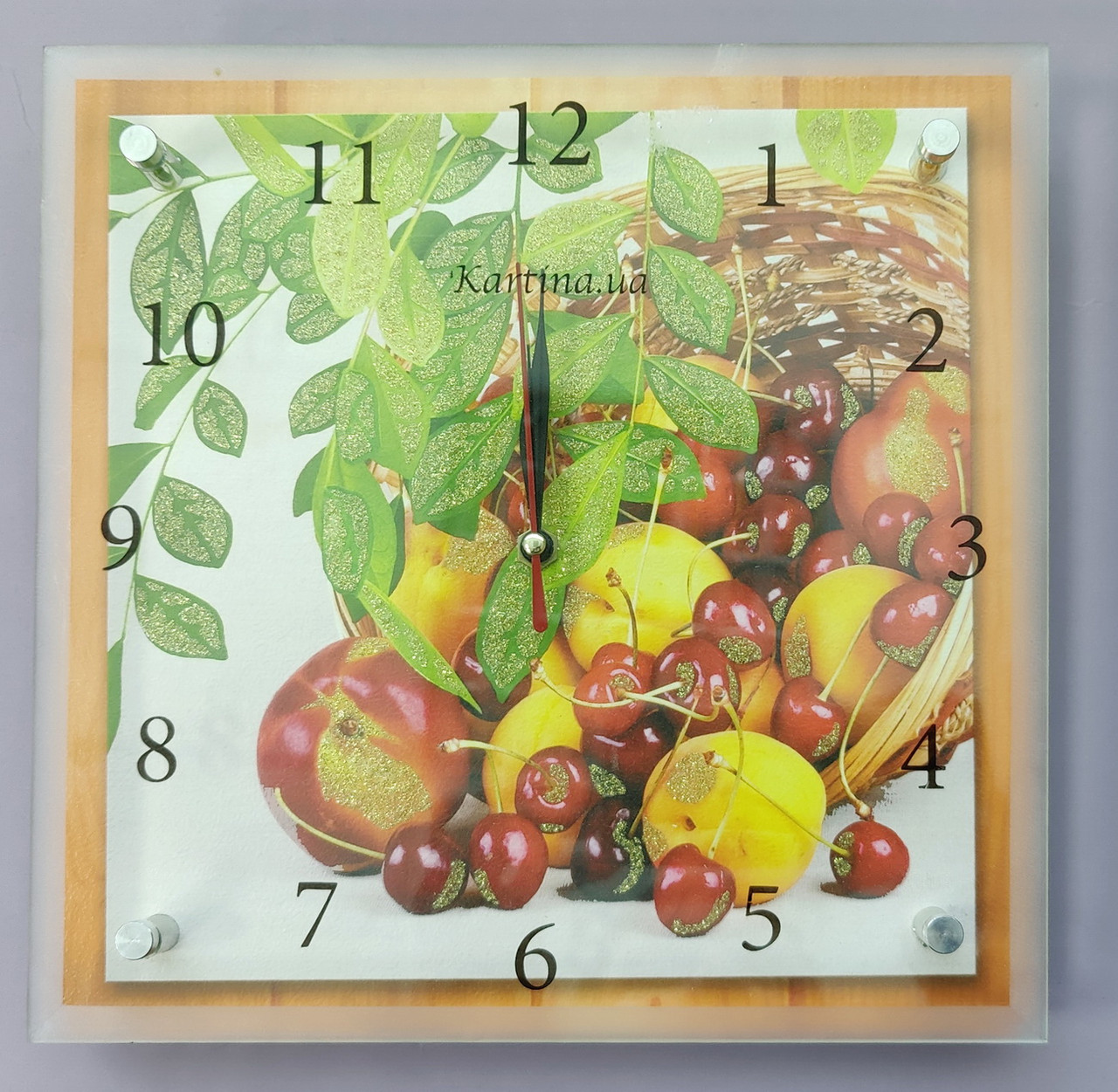 Настінний годиник під склом 25*25см (1xAA) 0905.012, фото 1