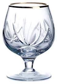 Набір кришталевих фужерів Неман 200мл/6шт (золото) 5290-200-900/43z, фото 1