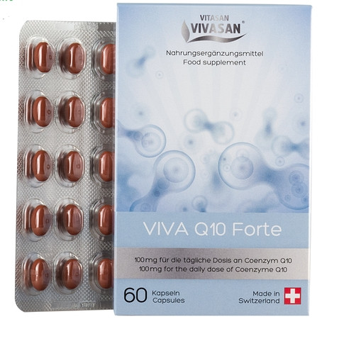 Купити Швейцарські вітаміни Віва Q10 Форте 60капс. для уповільнення ...
