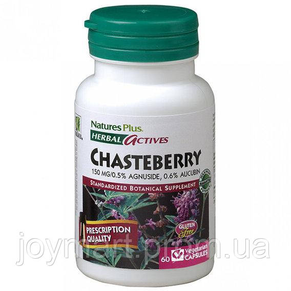 Натуральная добавка для иммунитета Nature's Plus Herbal Actives, Chasteberry 150 mg 60 Caps JM, код: 7518081 - фото 1 - id-p1922833828