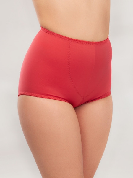 Стягуючі труси для корекції фігури Афина 012 із щільного спандексу коралові 2XL, фото 1