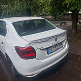 Спойлер на багажник Renault Logan 2 покоління седан, фото 3