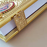 Святе Євангеліє в металевому окладі з декором, українська мова, 36*27см, фото 4