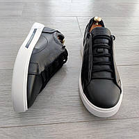 Стильні чорні чоловічі кеди высокое качество мужские туфли класические повседневные высокое качество Размер