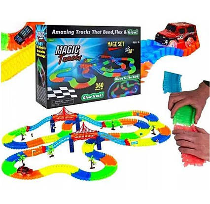 Автотрек Magic Tracks Магічний трек 360 деталей (2536A)