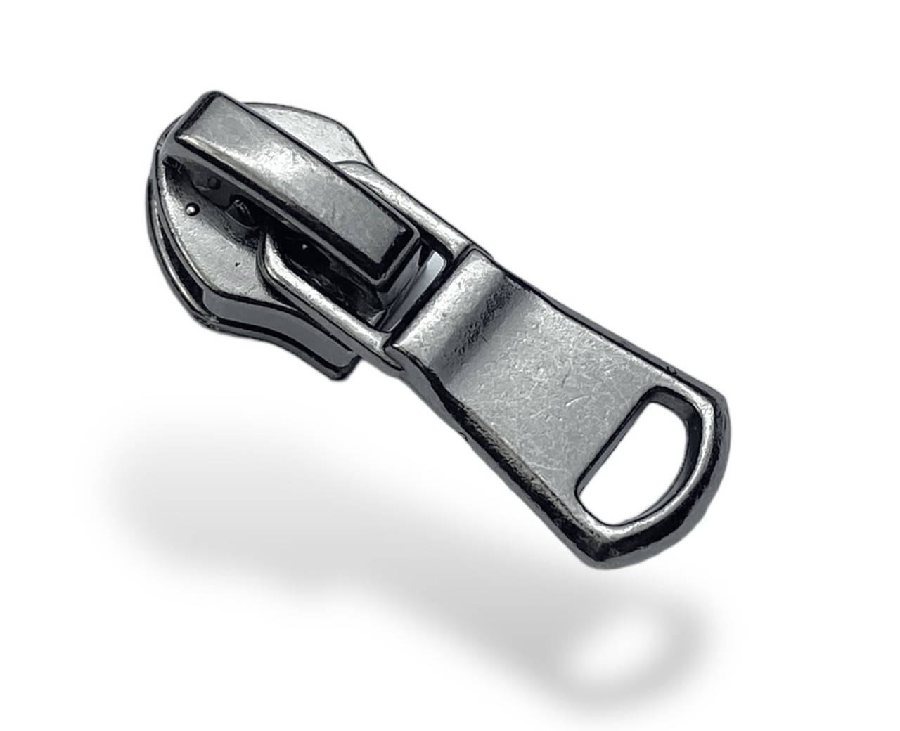 Бігунок для спіральної блискавки No7 1488 темний нікель, фото 1