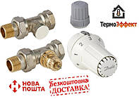 Комплект радиаторных терморегуляторов DANFOSS прямой 1/2"( RA-FN+RAE+RLV-S)