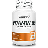 Витамин D для спорта BioTechUSA Vitamin D3 60 Tabs GI, код: 7520129