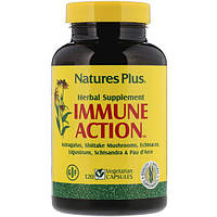 Натуральная добавка для иммунитета Nature's Plus Immune Action 120 Veg Caps NTP1068 UC, код: 7518088