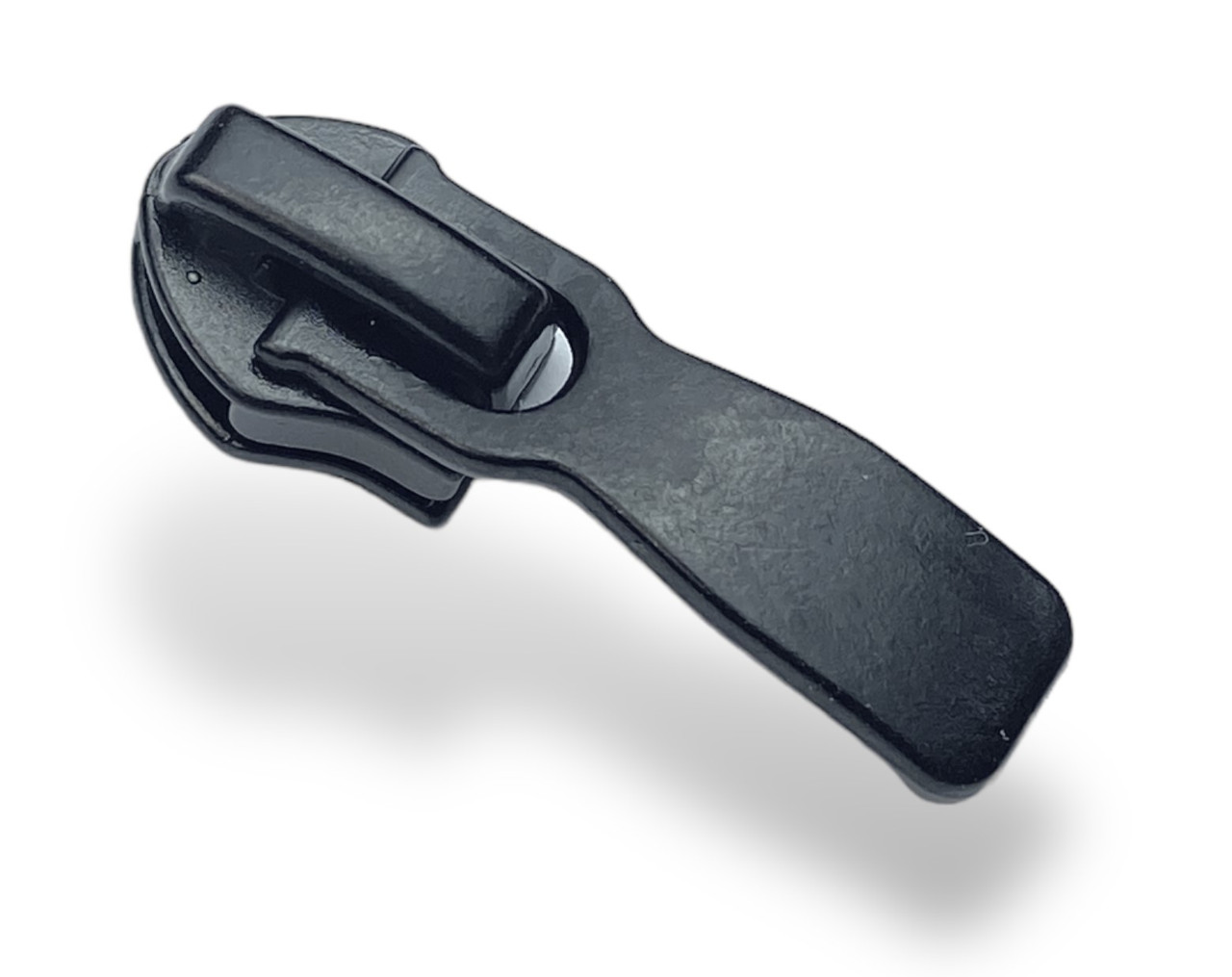 Бігунок для спіральної блискавки No7 чорний 044, фото 1