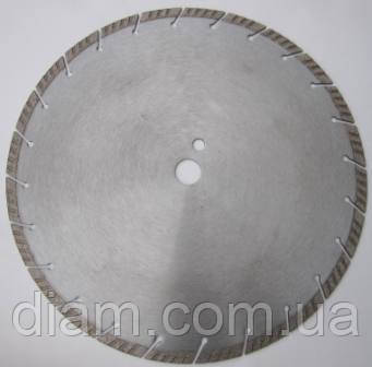Алмазный диск для резки твердого бетона с арматурой, гранита 350x3,2/2.2x10x25,4-(24) SL-MTS - фото 1 - id-p335401736