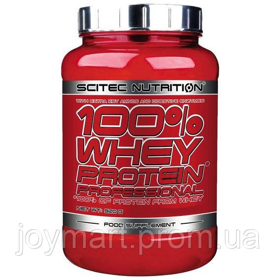 Протеин Scitec Nutrition 100% Whey Protein Professional 920 g 30 servings Peanut Butter JM, код: 7612938 - фото 1 - id-p1922760847