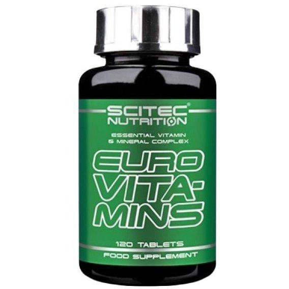 Мультивитамины для спорта Scitec Nutrition Euro Vita-Mins 120 Tabs JM, код: 7519835 - фото 1 - id-p1922773243