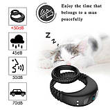 Потрійне ерекційне віброкольцо на пенис і мошонку USB - Чорний, фото 2