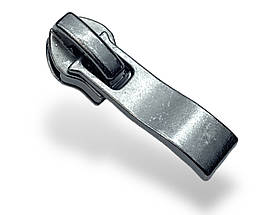 Бігунок для спіральної блискавки No5(6) Барвишевка Посилений Хвиля колір темний нікель