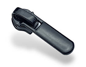 Бігунок для спіральної блискавки No5(6) Барвишевка Посилений Прямий колір чорний